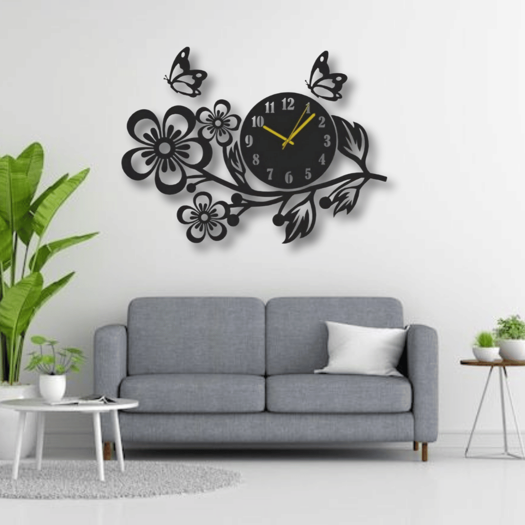 Islamic 3D Wooden Wall Clocks – Home & Office Decor | Zevar Decor Pakistan - zevar decor official