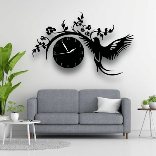 Majestic Eagle 3D Wooden Wall Clock – Home & Office Decor | Zevar Decor Pakistan - zevar decor official